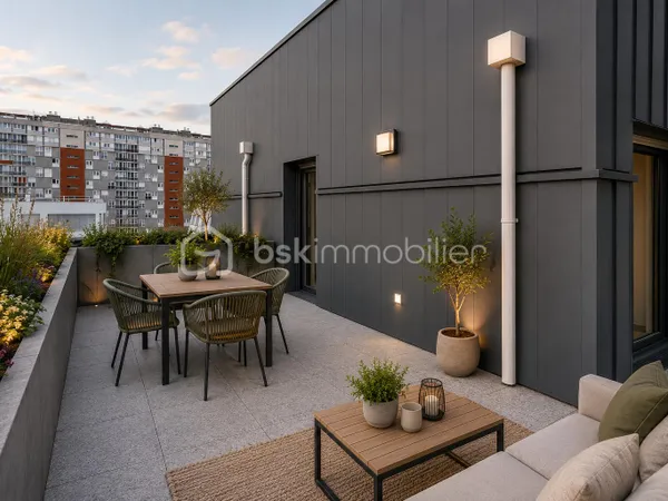 Appartement 3 pièces 59 m²