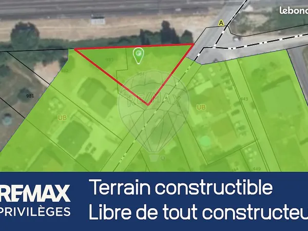 Terrain 716 m² Chevremont