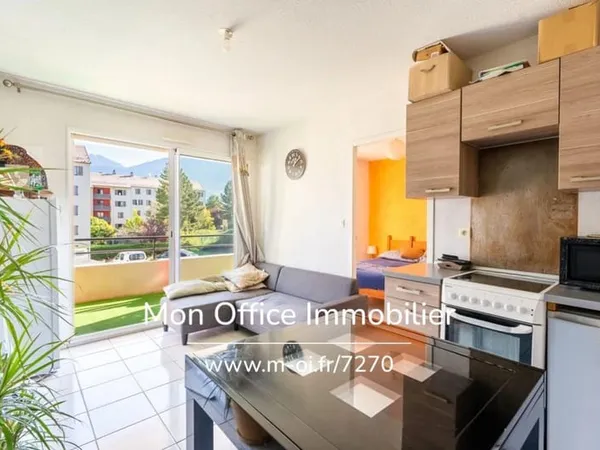 Référence : 7270-MTE - Appartement Type 2 - centre-ville - Balcon