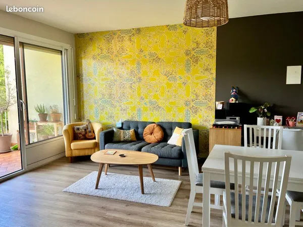 T3 + balcon + terrasse + garage + cave