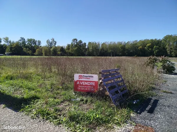 Terrain 1 200 m² Gimeux