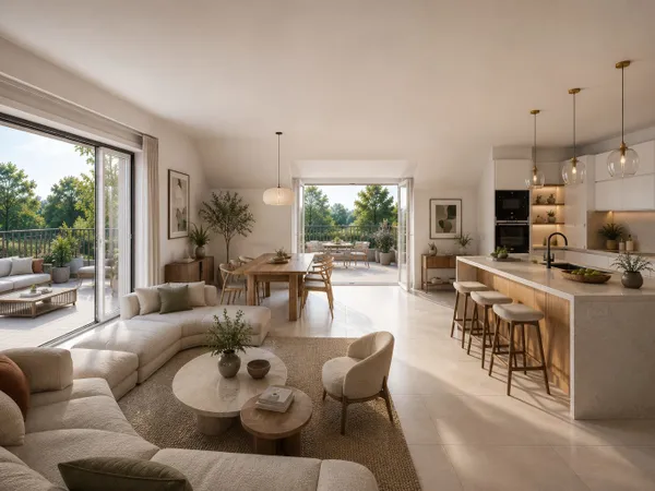 Bien rare : 127 m², 4 chambres, bureau et 3 terrasses