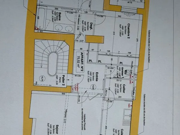 Loue - Appartement meublé T3 de 75 m2