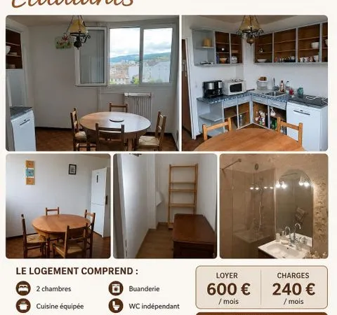 Appartement de 72m2 à louer sur Saint-Étienne