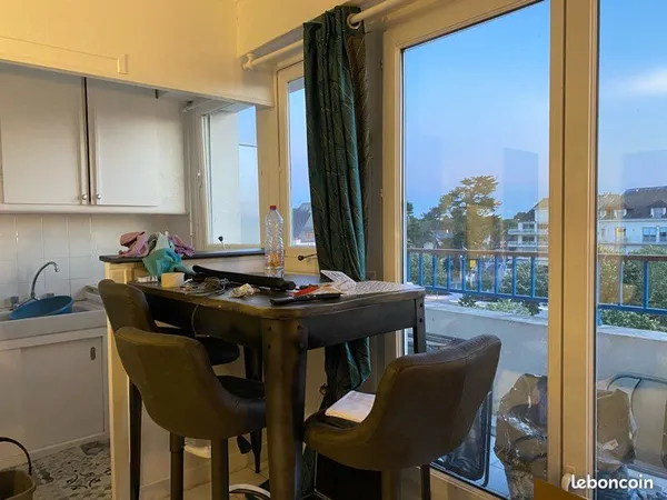 Studio meublé 23 m² - Hypercentre La Baule - Terrasse & cave - Bail mobilité / étudiant