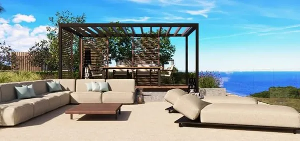 CAP D'AIL - Région PACA - Vente Appartement 4 pièces neuf de prestige - Dernier étage - Vue mer