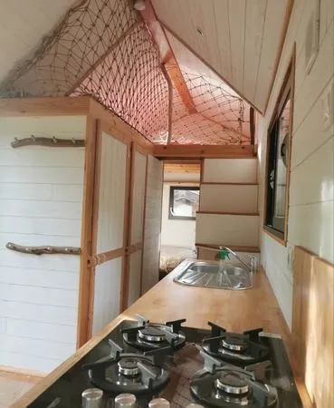 A louer tiny house dans ecolieu vegetarien et sans alcool, non fumeur