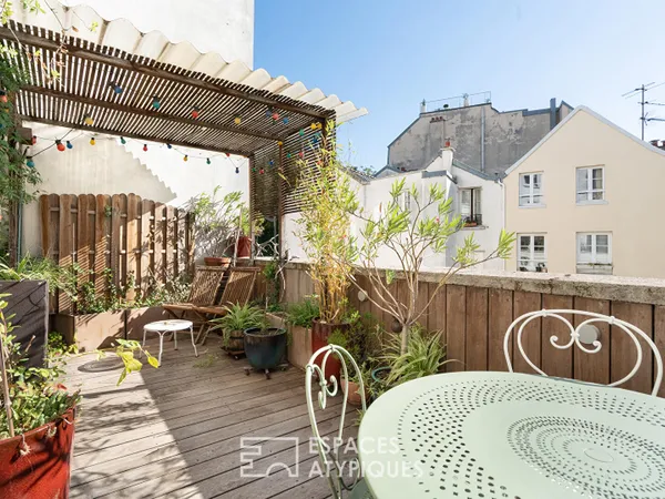 Appartement traversant avec deux terrasses et sauna - Place du Tertre