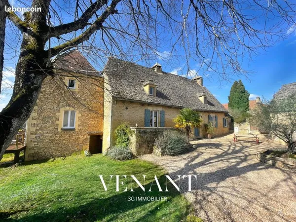 Vente | Maison et grand terrain | 5p | 3ch | 180 m² | Sarlat-la-Canéda | Terrasse · Balcon · Jardin 
