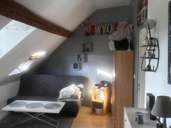 Studio meublé loyer tout inclus 15m2 Harfleur centre ville