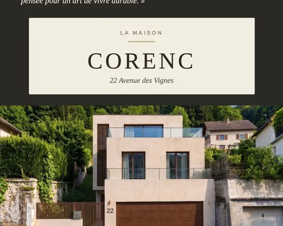 PROJET NEUF : Terrain + Projet Maison d'Architecte contemporaine - Corenc Montfleury