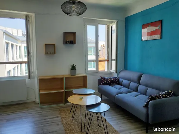 Appartement T2 meublé spacieux et calme - 33m2