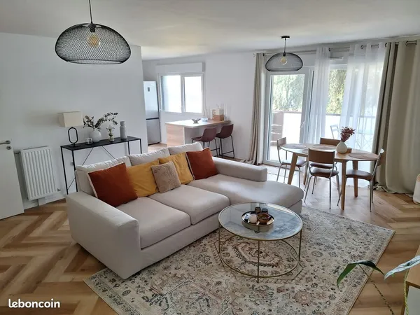 Appartement T3 - 75 m² - Lanester / Lorient - Vue sur le Scorff