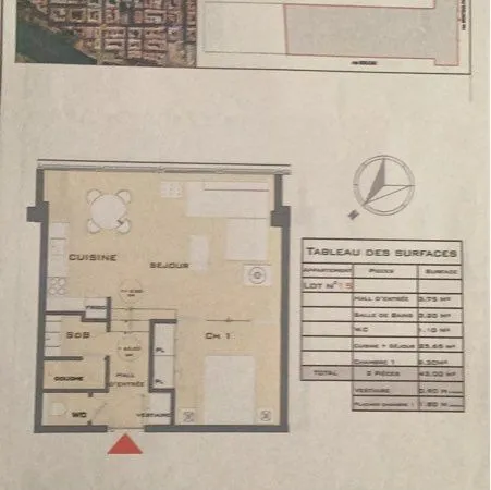 Appartement T1bis contemporain Lyon 6