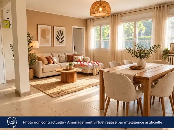 T4 avec 3 CHAMBRES SECTEUR CHU / RENOIR