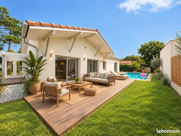 Maison 6 pièces avec piscine