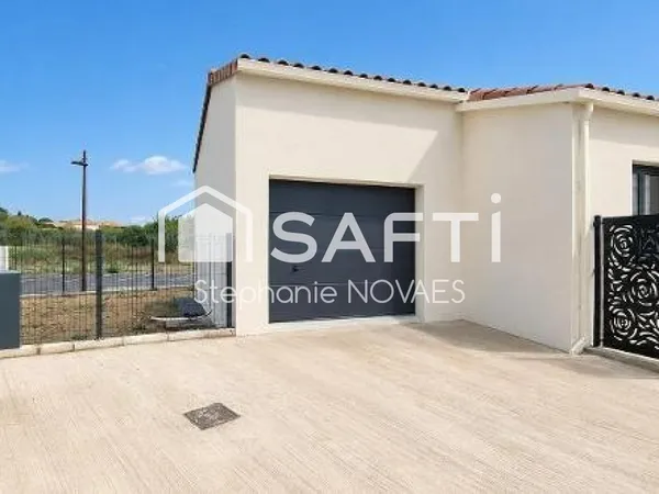 Maison neuve de plain-pied - 3 pièces - 90 m² - Terrain 311 m² - Puisserguier