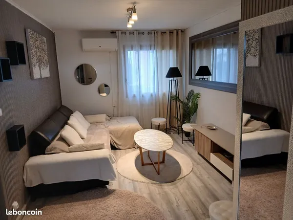 F3 meublé tt équipé avec terrasse
