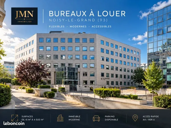 Bureaux à louer - Noisy-le-Grand (93) | De 15 m² à 4 500 m²