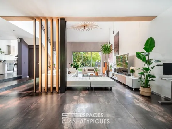 Maison contemporaine avec jardin proche Villejuif