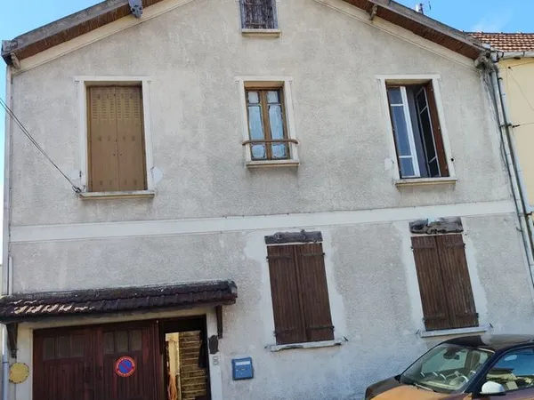 DRANCY - QUARTIER AVENIR - MAISON 105 m² - 2 APPARTEMENTS - GARAGE - ATELIER - TERRAIN 102 m²
