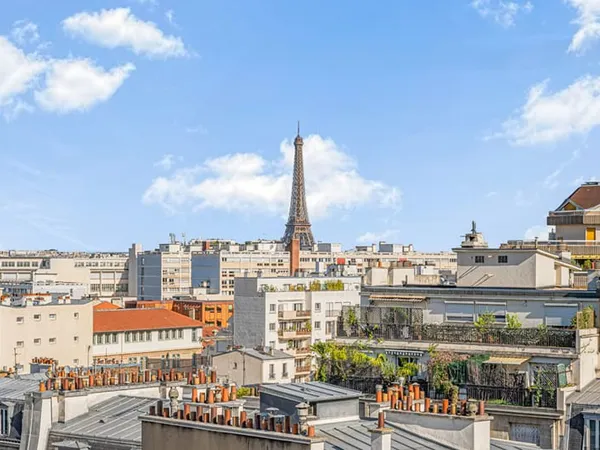 APPARTEMENT BAIGNÉ DE LUMIÈRE ? BALCON DE 8 M² ? VUE TOUR EIFFEL ? CLIMATISÉ ? PARKING