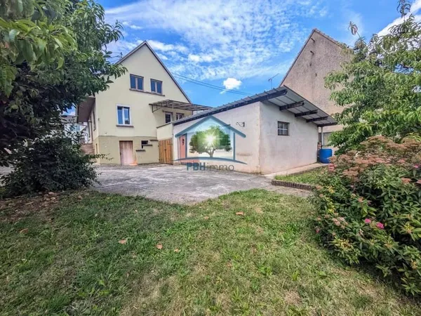 UBERACH (67) - Maison 123m² avec Cave, Terrasse, Annexe et Jardin sur 5.79 are