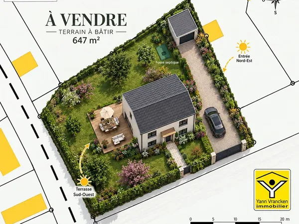 Terrain 647 m² LA FERTE SOUS JOUARRE