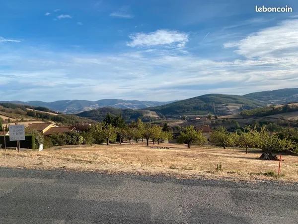 2 TERRAINS A BATIR 433m² et 434m² à Saint Julien sur Bibost (69)