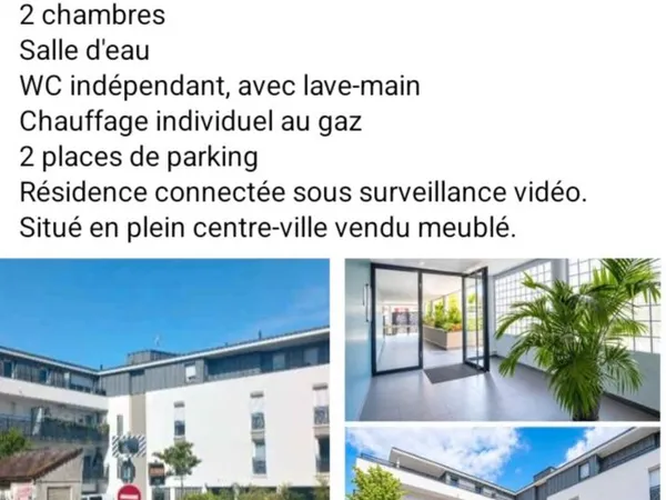 Appartement 66m2 hyper centre-ville