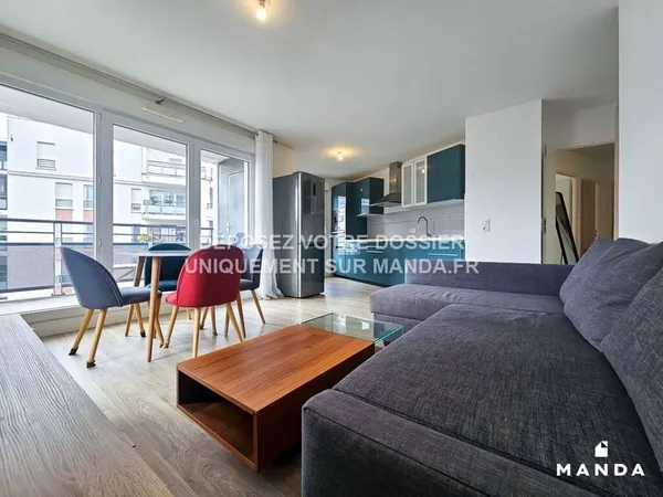 Appartement 3 pièces 59 m²