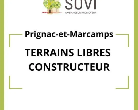 Terrain 773 m² Prignac Et Marcamps