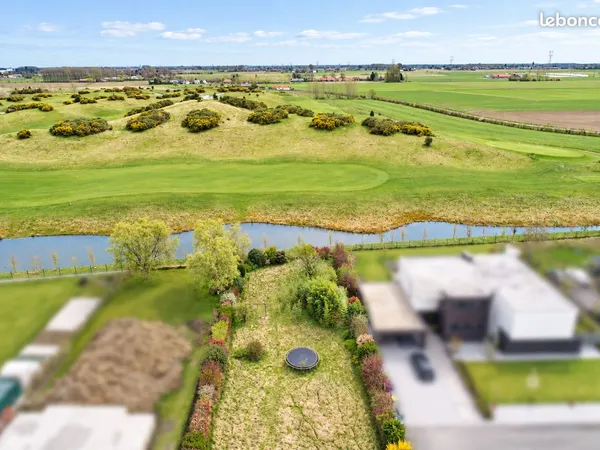 Terrain à bâtir 1 551 m² - Mérignies - 1er rang golf