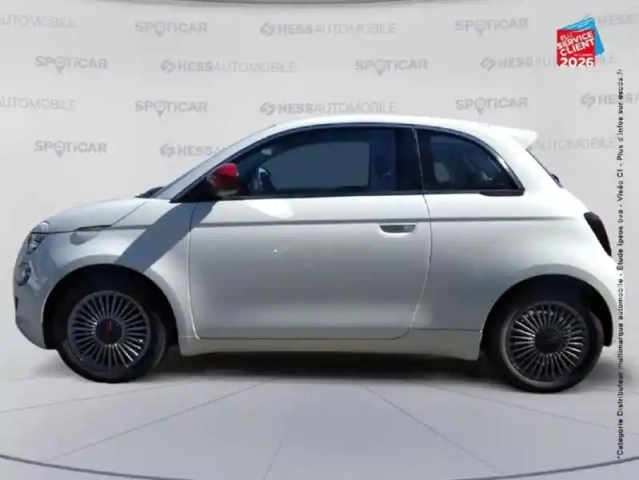 Fiat 500 e 95ch (red) — photo 39