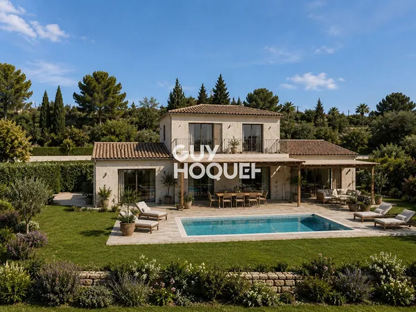 Terrain à vendre de 1874 m² exposé sud à Mougins - Exclusivité Guy Hoquet MOUANS-SARTOUX