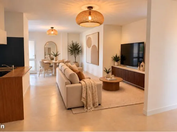 T3 meublé 65 m² - Climatisation - 2 balcons - Vue dégagée