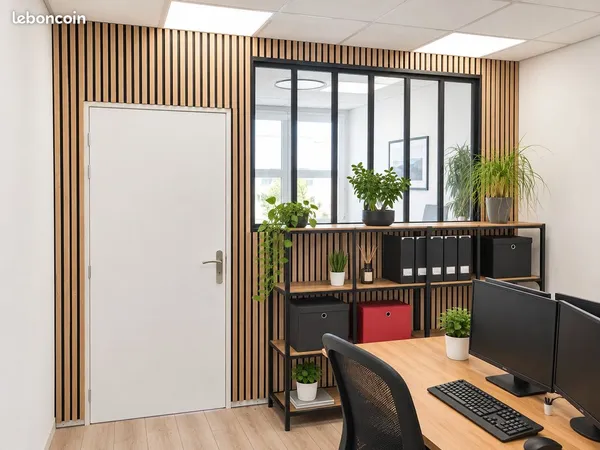 Bureau privatif 10 m² - Millénaire - 1 à 2 postes - Parking + fibre