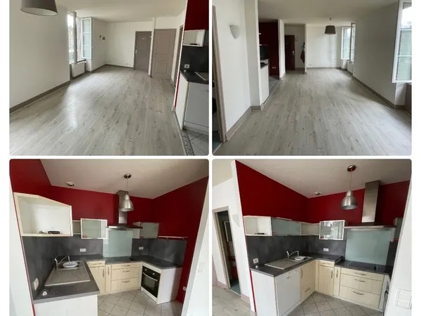 T3 lumineux de 52m2 + garage + cave