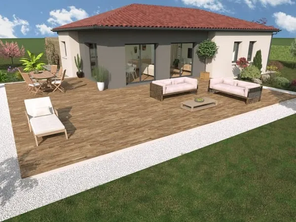 MAISON 90 m² 3CH IDEALEMENT SITUE LAUDUN