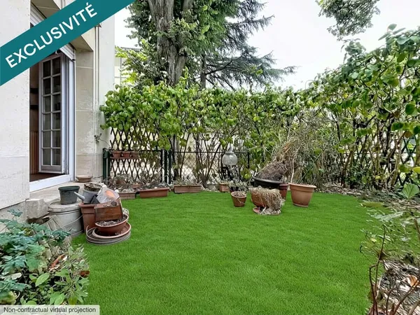 Charmant 2 pièces avec jardin à rénover à deux pas du centre-ville