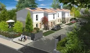 Maison T3 duplex avec deux places de parking, jardin et Terrasse