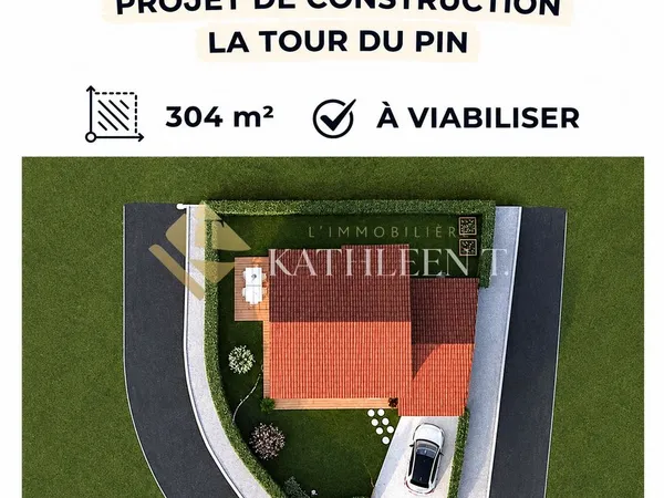 Terrain 304 m² La Tour-du-Pin