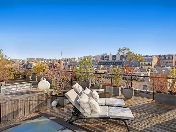 Penthouse Batignolles - Vue Tour Eiffel et Montmartre - 188m2 + 200m2 extérieur