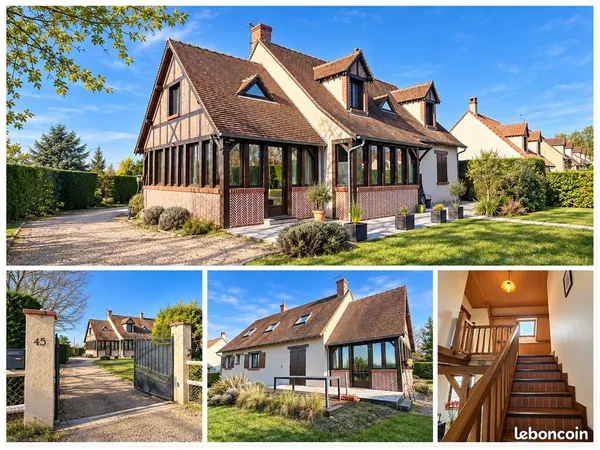 Maison de caractère 140 m² - grand sous-sol - terrain 1 200 m²