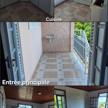 T4 - 73 m² - Terrasse avec vue mer et montagne - 2 parkings - Le François