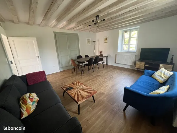 Prévessin-Moëns centre - Appartement meublé de caractère, 3 chambres, jardin et parking
