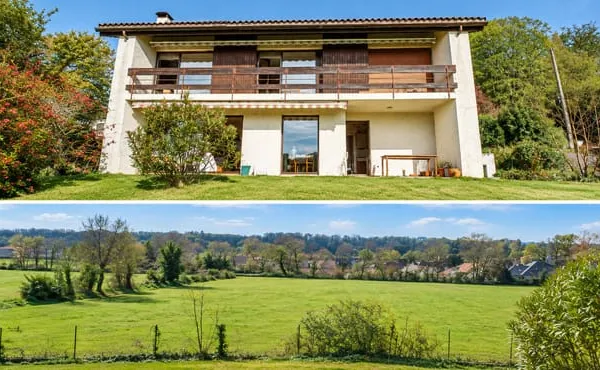 TRESPOEY MAISON D'ARCHITECTE AVEC VUE PYRÉNÉES