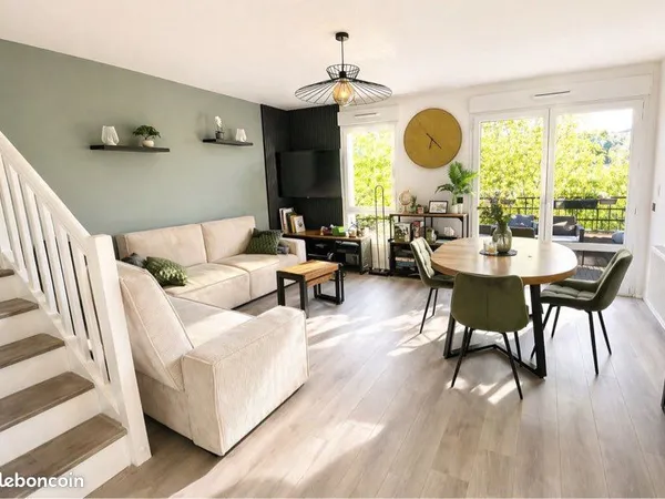 Appartement récent Duplex 81m2-DPE B-