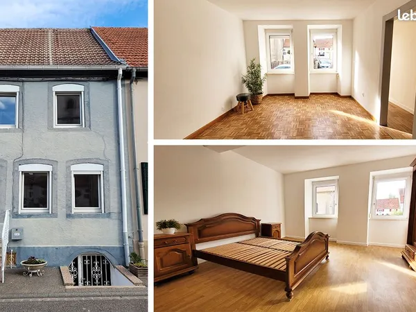 Maison F3 avec cour