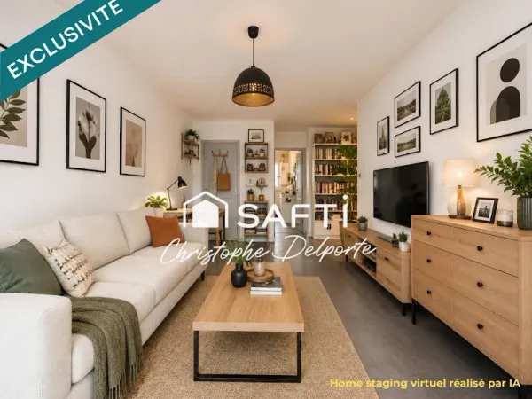 Appartement 2 pièces 59 m²